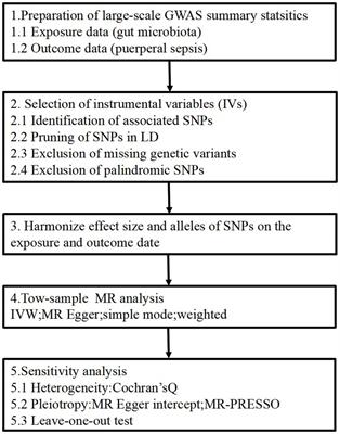 Causal relationship between gut microbiota and puerperal sepsis: a 2-sample Mendelian randomization study